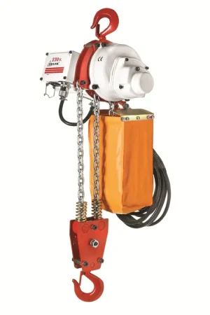 DELTA ELEKTRISCHE KETTINGTAKEL US 230V 1 TON - MET 3 METER HIJSHOOGTE Gratis Retour