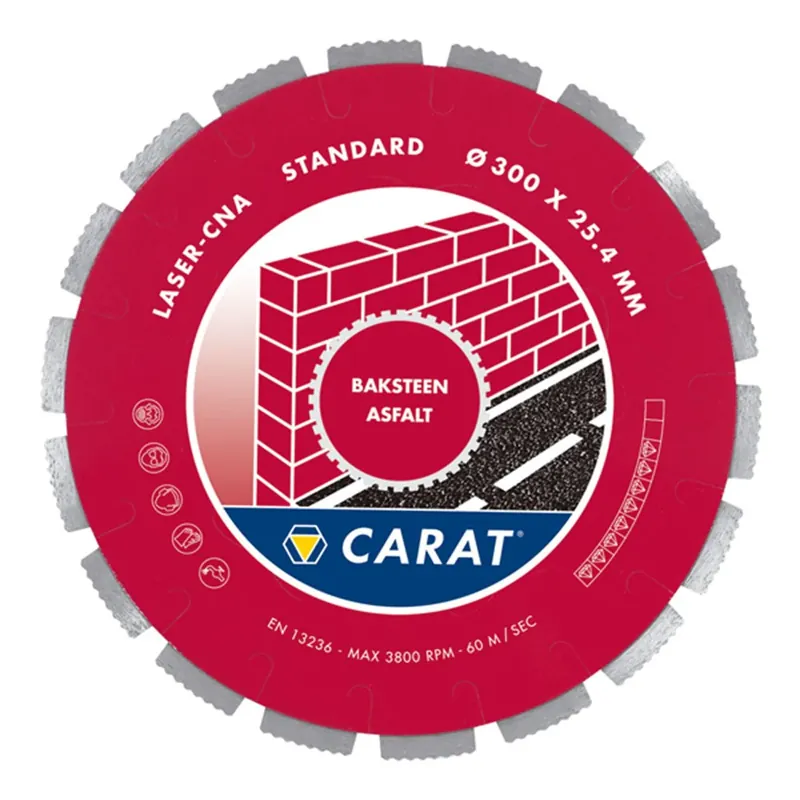 CARAT DIAMANTZAAG BAKSTEEN/KALKZANDSTEEN 700x25,40 MM Aanbieding