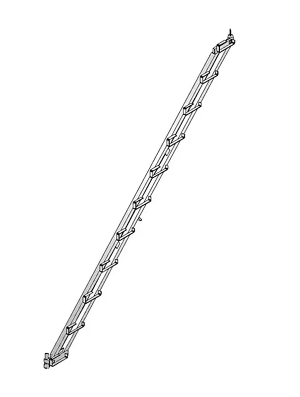 Layher AR TRAPBOOM 2,57x2,16m 11 TREDEN RECHTS Nieuw