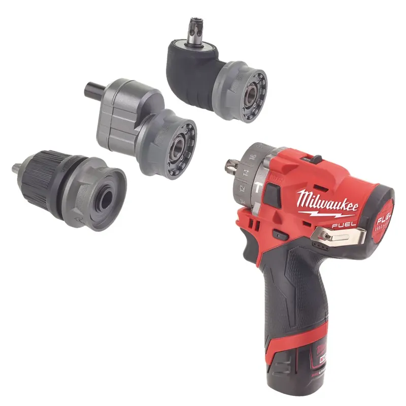 Dagaanbieding MILWAUKEE® M12 FPDXKIT-202X M12 BOORMACHINE VERWISSELBARE KOP