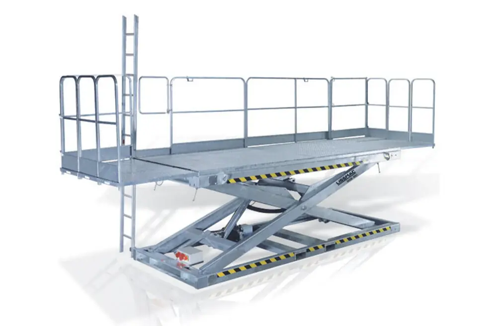 Lissmac Metselplatform MAB 3002 400V Met Voetschakelaar Zonder Reling Speciale Aanbieding