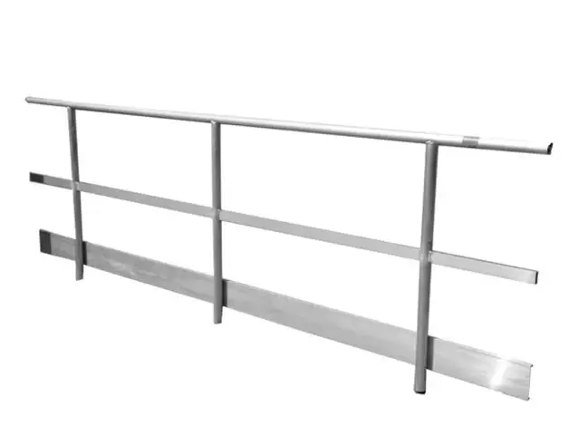 Nieuw Layher Werkbrugleuning 3,50m met Kantplank - 9555351