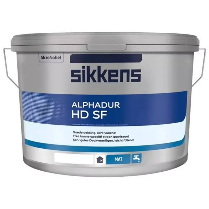 Sikkens Alphadur HD SF Matte muurverf voor een prachtig resultaat Direct Verzonden