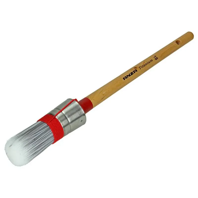 Hete Deal Anza Titanium Rond Serie 702 Kwast – Professionele Ronde Kwast