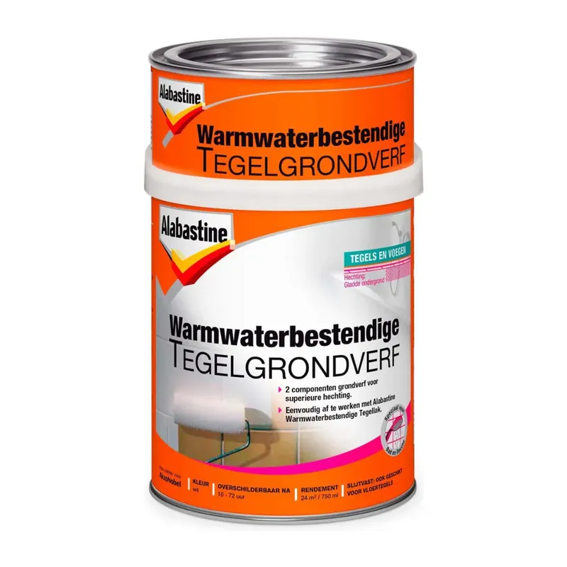 Bestseller Alabastine Warmwaterbestendige Tegelgrondverf