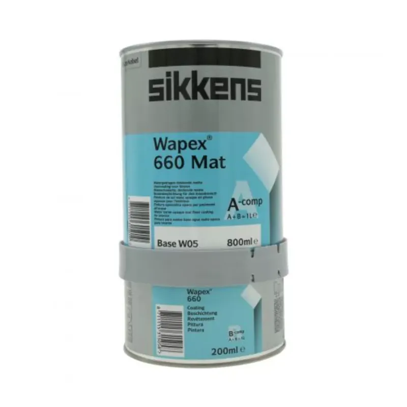 Sikkens Wapex 660 Mat 2-Componenten Vloer- en Betoncoating Hoge Kwaliteit