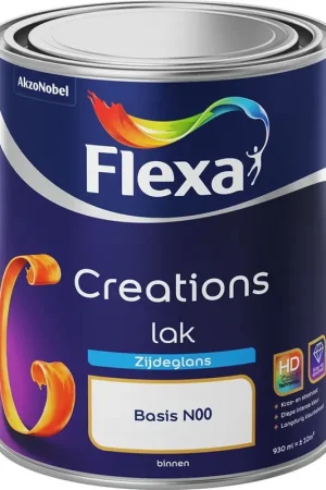 Populair Flexa Creations Lak Zijdeglans 1L Base N00
