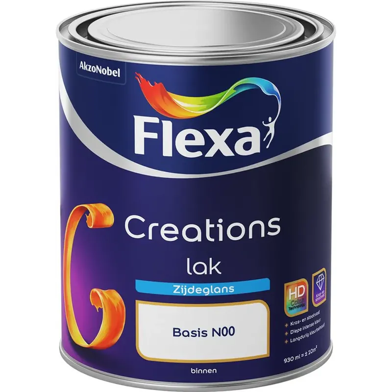 Populair Flexa Creations Lak Zijdeglans 1L Base N00