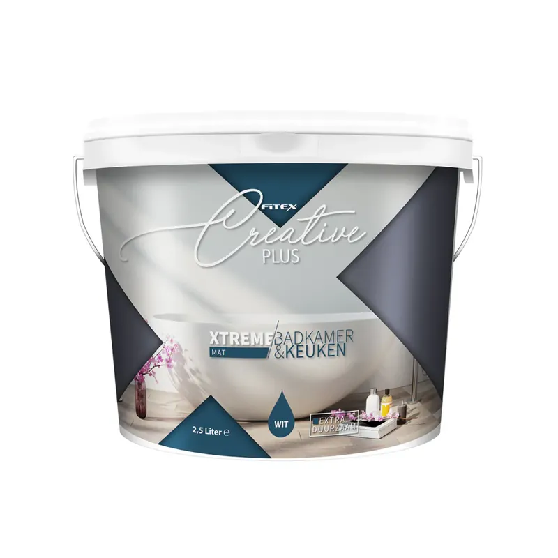 Beperkte Voorraad Fitex Creative+ Xtreme Muurverf Badkamer & Keuken