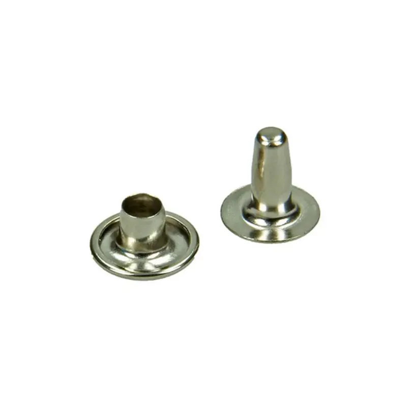 Mack Messing Vernikkelde Klinknagels 6 stuks 4,2 x 10 mm Nieuw