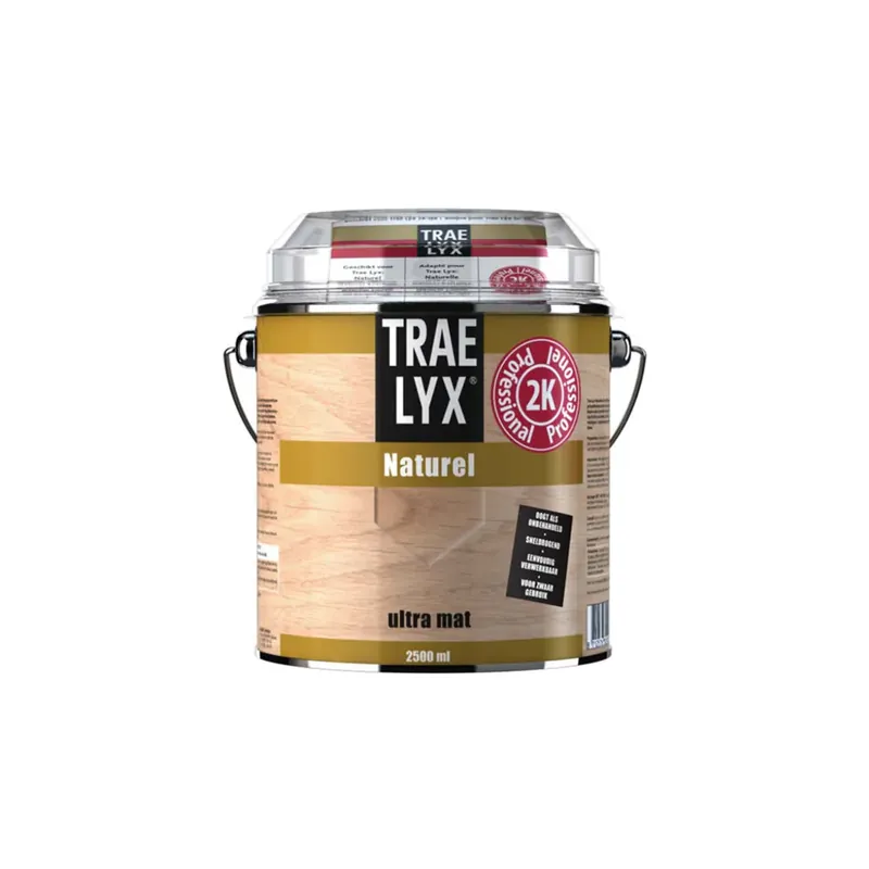 Fabrieksprijs Trae Lyx Naturel Ultra Mat 2,5 liter