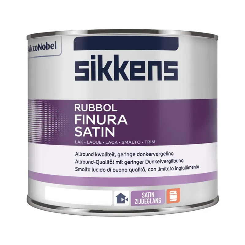 Sikkens Rubbol Finura Satin Duurzame zijdeglanslak voor buiten Finale Uitverkoop