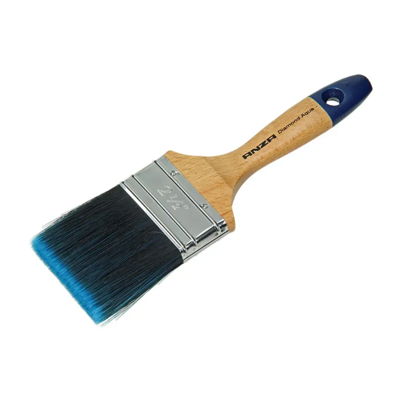 Speciale Aanbieding Anza Diamond Aqua platte kwast 2,5 inch