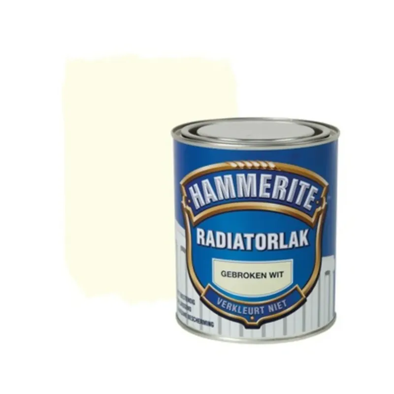 Hete Deal Hammerite Radiatorlak Gebroken Wit 750 ml