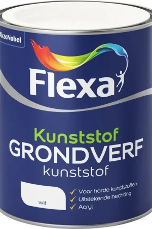 Op = Op Flexa Grondverf Kunststof Wit