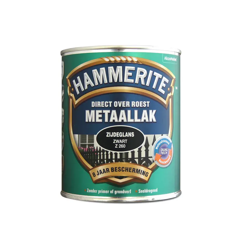 Hammerite Zijdeglans Zwart Z260 Dagaanbieding