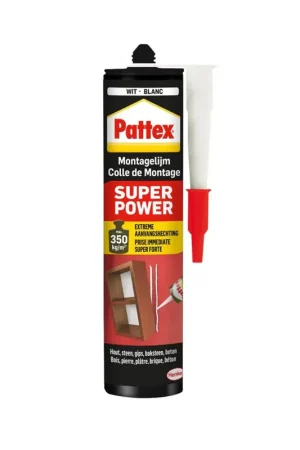 Pattex Super Power Montagelijm Waterbased 370 gram Laatste Kans