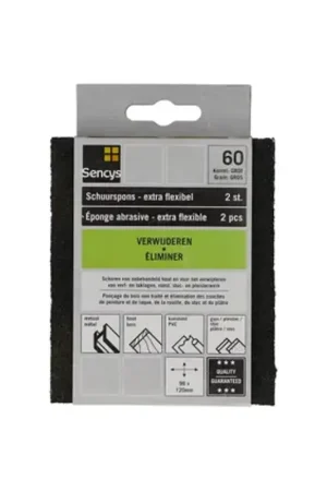 Lage Kosten Sencys Schuurspons P60 2st