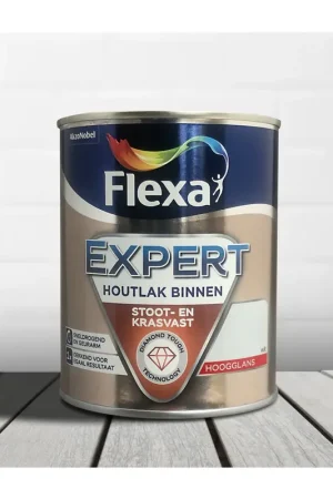 Actieprijs Flexa Expert Houtlak Binnen Hoogglans Wit