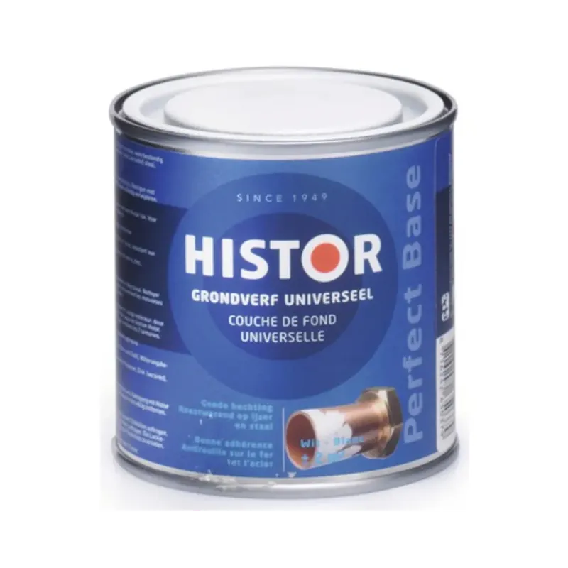 Histor P.B. Grondverf universeel wit 0,25L Hoge Kwaliteit