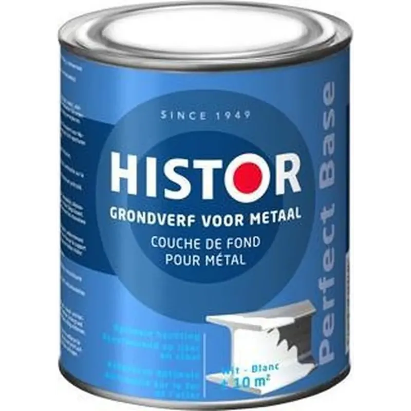 Meest Verkocht Histor P.B. Grondverf metaal wit 0,75L