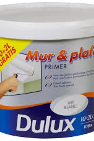Dulux Mur & Plafond Primer Wit 12l Populair
