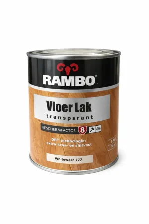 RAMBO Vloer Lak Transparant Whitewash 777 Betaalbaar