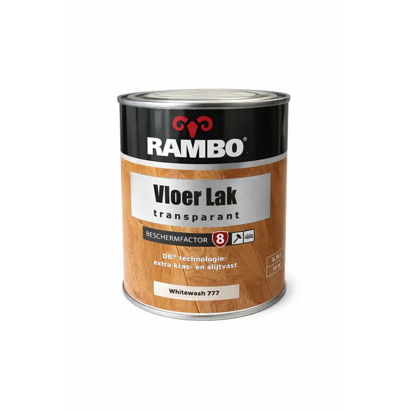 RAMBO Vloer Lak Transparant Whitewash 777 Betaalbaar