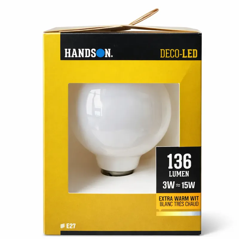 Seizoensaanbieding Handson Deco-Led 136 Lumen E27 extra warm wit