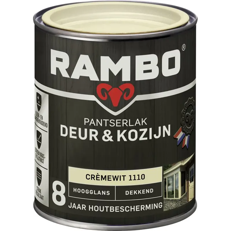 pantserlak deur en kozijn dekkend HG cremewit 1110 0.75L Koop Vandaag