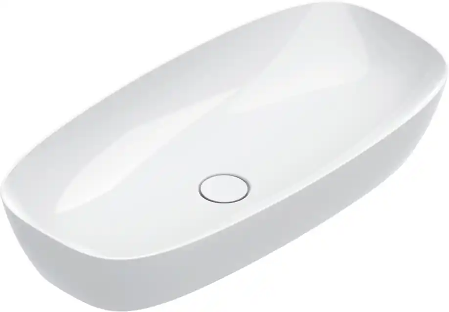 Koopje Catalano Alvea waskom, antibacterieel, zonder overloop. 80x40 cm, h14 cm. Wit