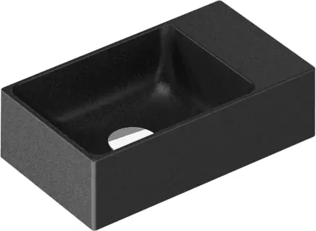 Catalano Tonalita Premium fontein 40x23 cm mat zwart 0220410022 Speciale Aanbieding