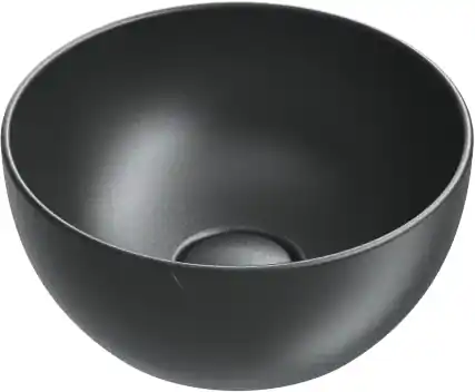 Goedkoop Catalano Tonalita Sfera rond waskom, antibacterieel, zonder overloop. 32 cm diameter, h14 cm. Mat zwart