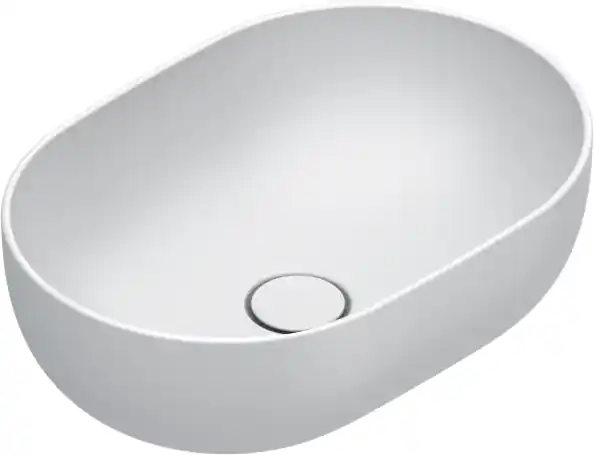 Catalano Tonalita Sfera waskom, antibacterieel, zonder overloop. 50x35 cm, h16 cm. Mat wit Gereduceerde Prijs
