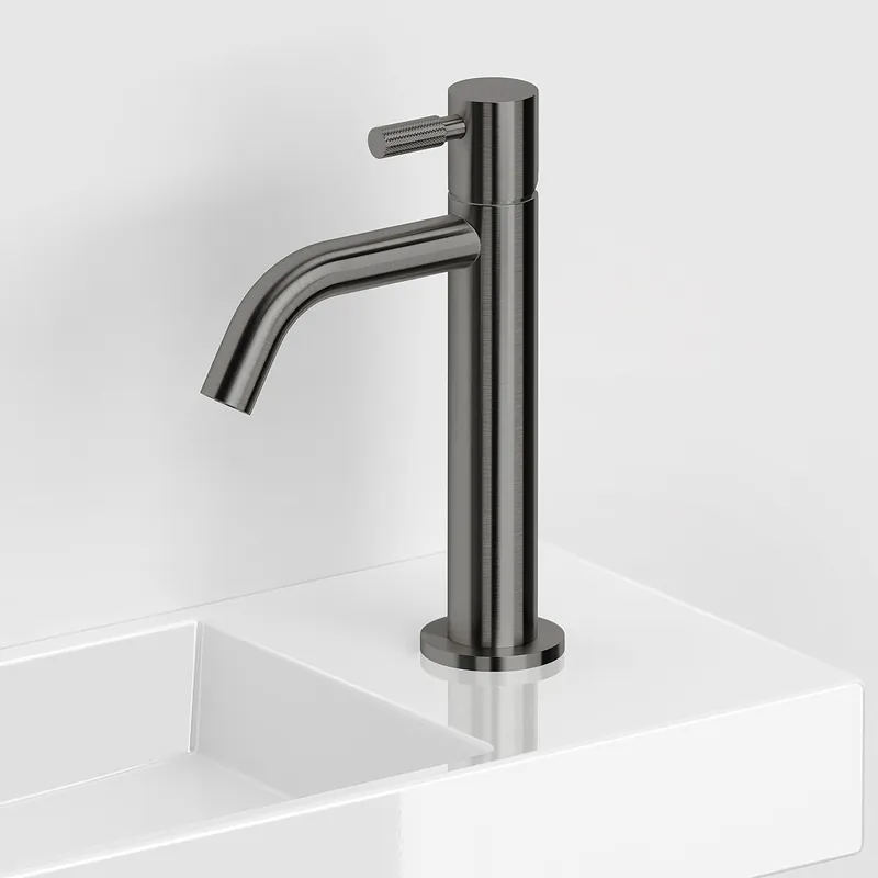 Hoge Kwaliteit Clou Xo wastafelmengkraan type 13 gunmetal geborsteld PVD CL/06.14013.84