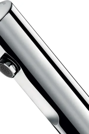 Delabie Tempomatic 4 elektronische wastafelkraan m. infrarood m. geintegreerde batterijen 6 V 3/8" voorsprong 11.1cm chroom 440106 Tijdelijk Beschikbaar