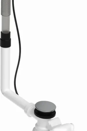 Bestel Nu Duravit af- en overloopgarnituur met Quadroval greep, 400X80X450mm, chroom 792202000001000