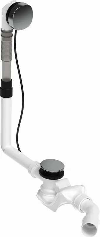 Bestel Nu Duravit af- en overloopgarnituur met Quadroval greep, 400X80X450mm, chroom 792202000001000