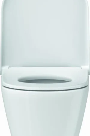 Duravit D-Neo wandcloset 48cm compact rimless pack, wc zitting afneembaar en softclose wit 45870900A1 Nieuw