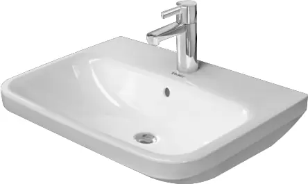 Duravit DuraStyle wastafel m. overloop m. 1 kraangat 60x44cm wit 2319600000 Superprijs