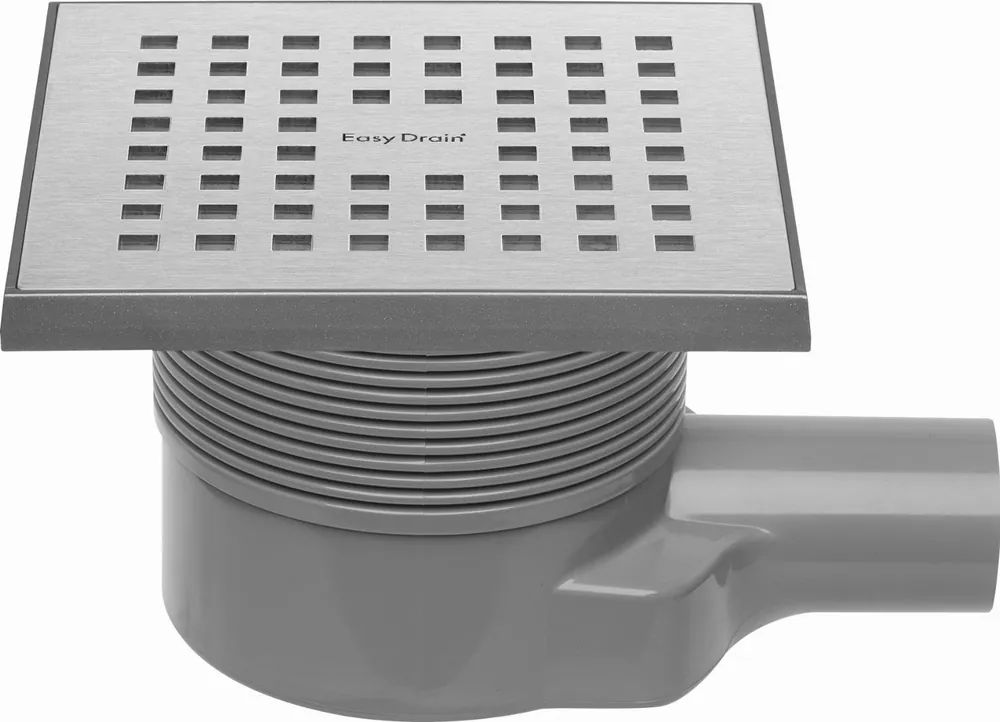 Easy Drain Aqua 150x150mm afvoerput RVS geborsteld MSI-6 Alleen Vandaag