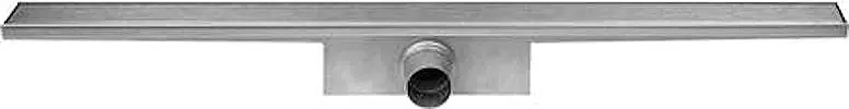 Easy Drain Compact 30 RVS douchegoot 80 cm met zero rooster zijuitloop inbouwdiepte = 63mm waterslot = 30mm EDCOMZ800-30 Premium