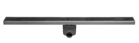 Actieprijs Easy Drain RVS douchegoot 70 cm met tegelrooster 9.8x70cm zijuitloop = 50mm inbouwdiepte = 120mm waterslot = 30 / 35 / 50mm EDT700