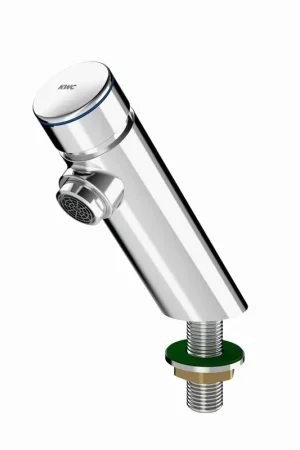 Lage Kosten Franke F3 zelfsluitende wastafelkraan instelbaar, koud of voorgemengd water, chroom 3600001423