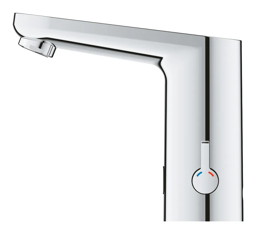 Nu Kopen Grohe Get E elektronische wastafelkraan m. infrarood m. batterij m. instelbare temperatuurbegrenzer chroom 36366002