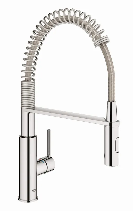 Betaalbaar Grohe Get keukenkraan m. professionele handdouche chroom 30361000