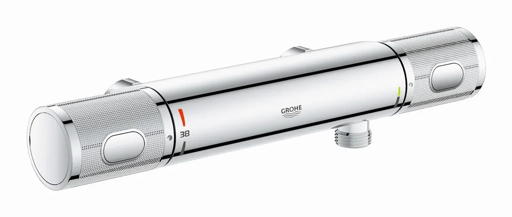 Op = Op Grohe Grohtherm 1000 Performance douchethermostaat HOH=12cm zonder koppelingen chroom 34829000