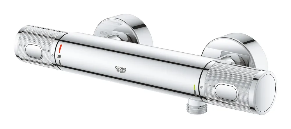 Grohe Grohtherm 1000 Performance Douchethermostaat HOH=15cm met koppelingen Chroom 34827000 Koopje