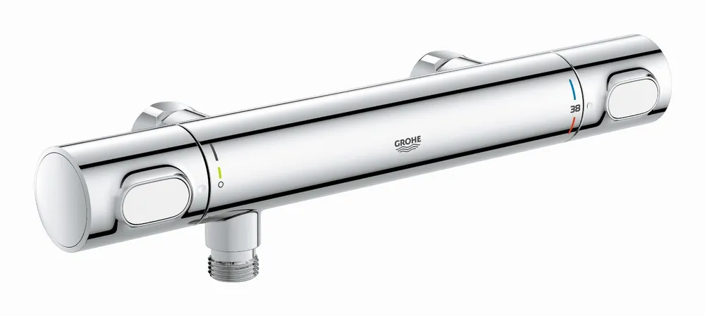 Grohe Grohtherm 500 douchethermostaat z. omstel z. koppelingen HOH=15cm chroom 34794000 Aanbieding