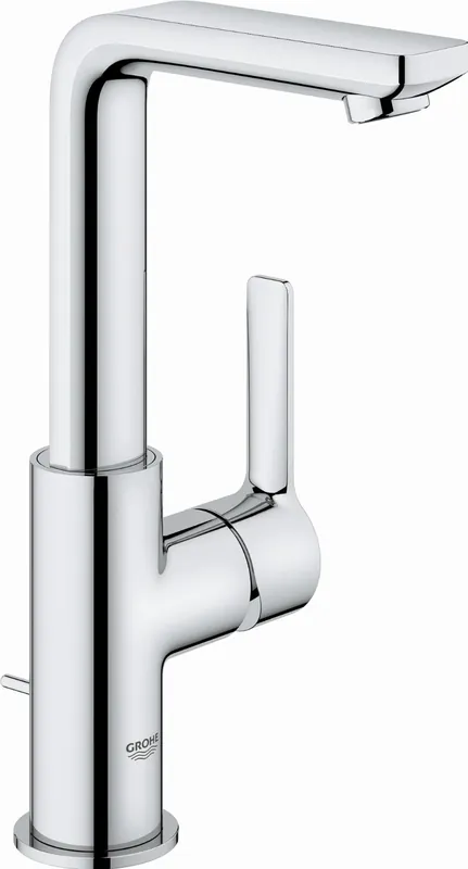 Must-Have Grohe Lineare New L-size wastafelkraan trekwaste draaibaar chroom 23296001